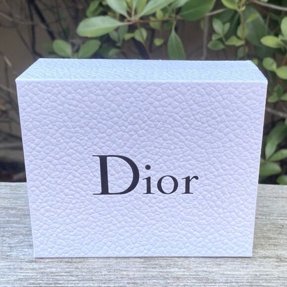 New Christian Dior White Box with Black Lettering & Lining  4.5" x 3.5" Designer - Picture 1 of 6